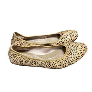 Hush Puppies Chaste Spotted Calf Hair Ballet Flat Size 7.5